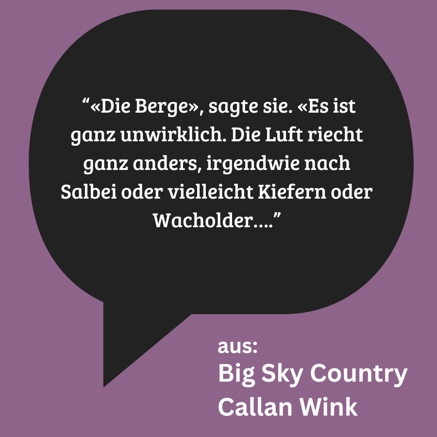 Zitat Montana Big Sky Country