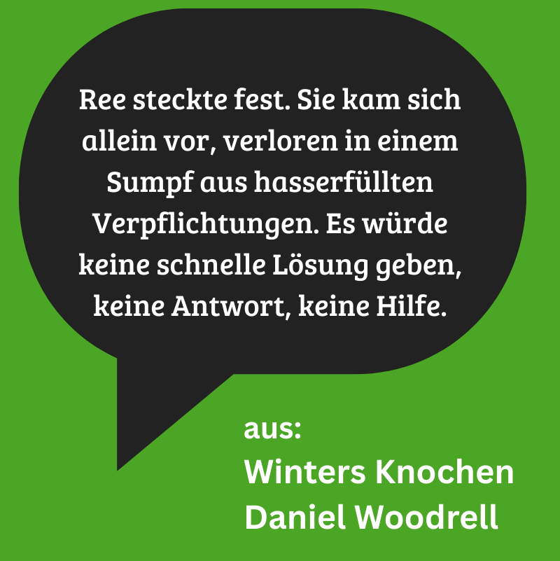 Zitat Winters Knochen
