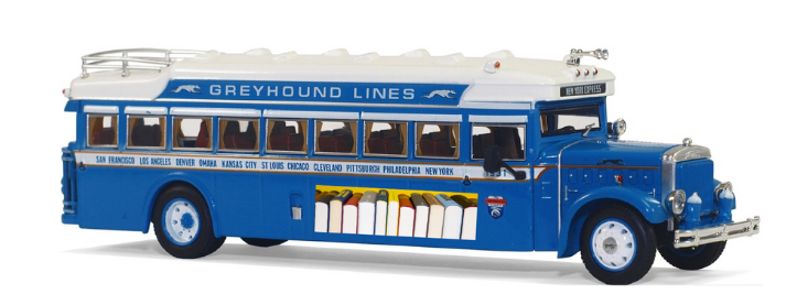 Bücherbus durch die Bundesstaaten der USA
